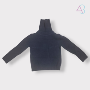 Maglioncino a Collo Alto Blu Navy per Bambino