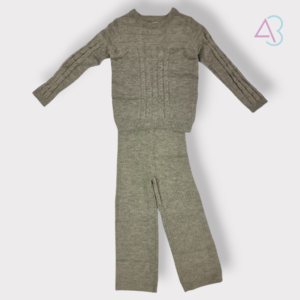 Set Completo Maglione e Pantalone in Maglia